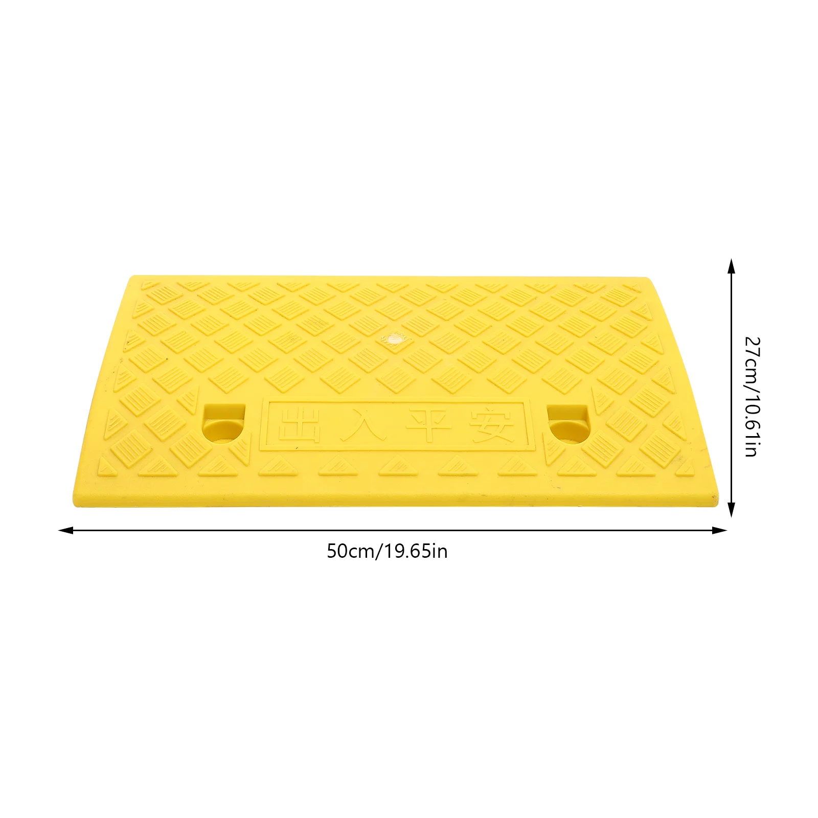 Ramp Pad Plastic Speed Bumps Outdoor Use Slope Car Ramps Portabicicletas Para Auto Loading Light Threshold Step