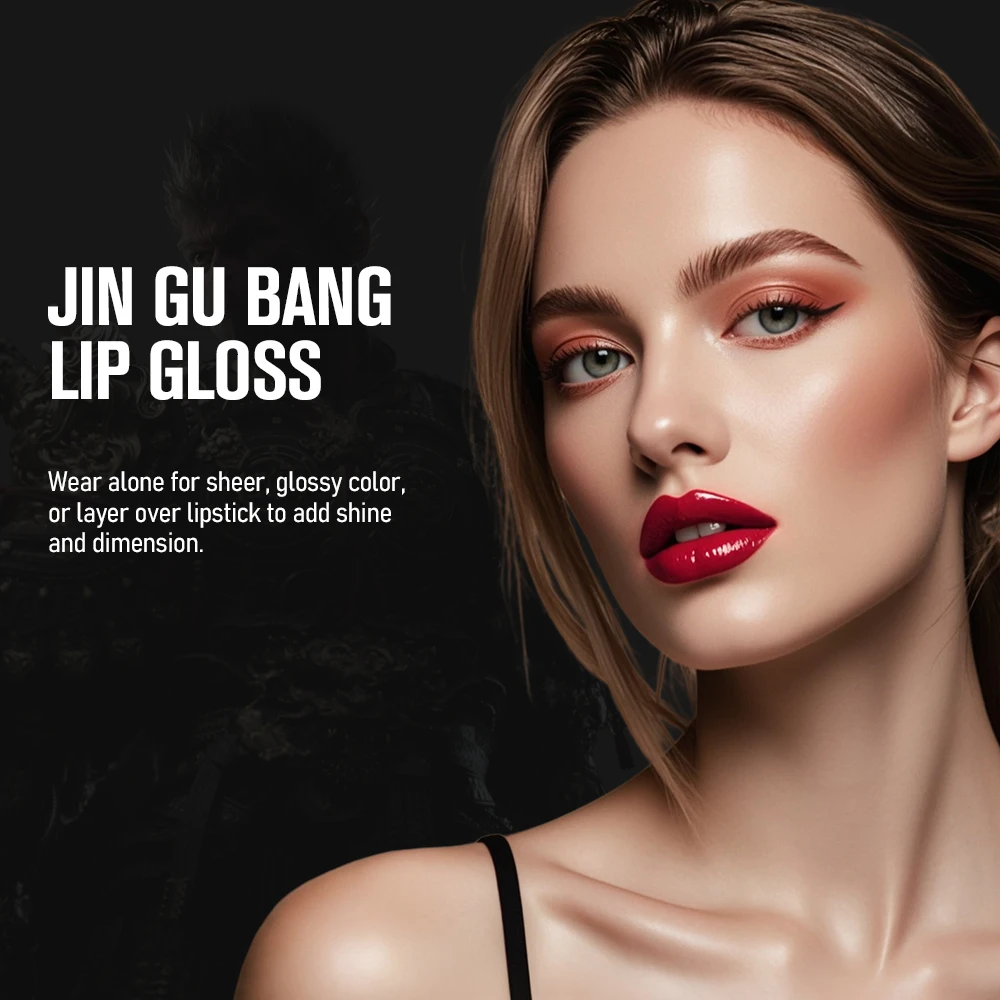 3 สี JIN GU BANG Lip GLOSS Matte Velvet กันน้ํา Liquid Nude LIPS Tint Non-Stick CUP Long Lasting GOLD Lip GLOSS เครื่องสําอาง