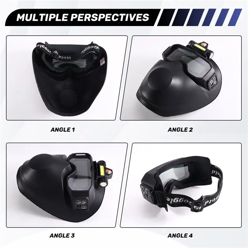ABUI-Auto Darkening Welding Helmet,Wide Rang Shade 4/5-9/9-13, Wide Shade Range For Welding And Grinding