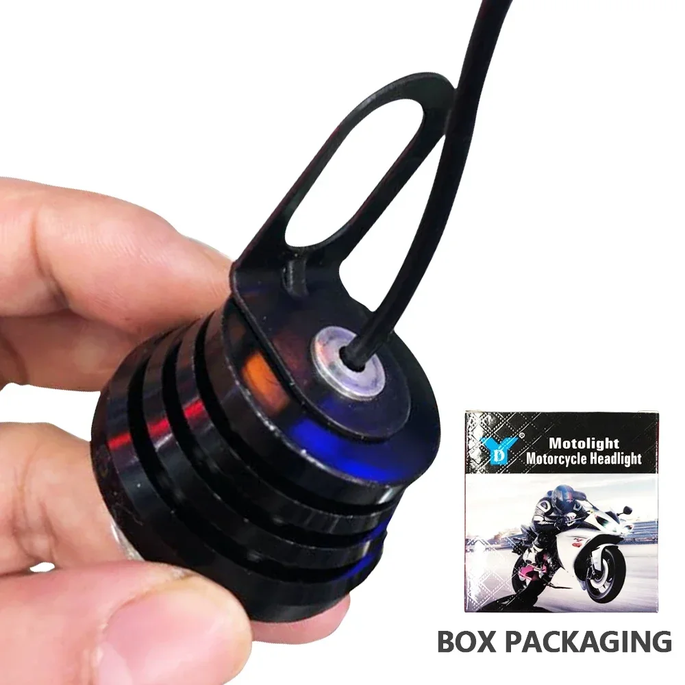 2PCS CAR Led Light Fog Lamp Daytime Running Lights Drl External Fish Led Eagle Eye Automobile Strobe Flash Lamp With Bracket
