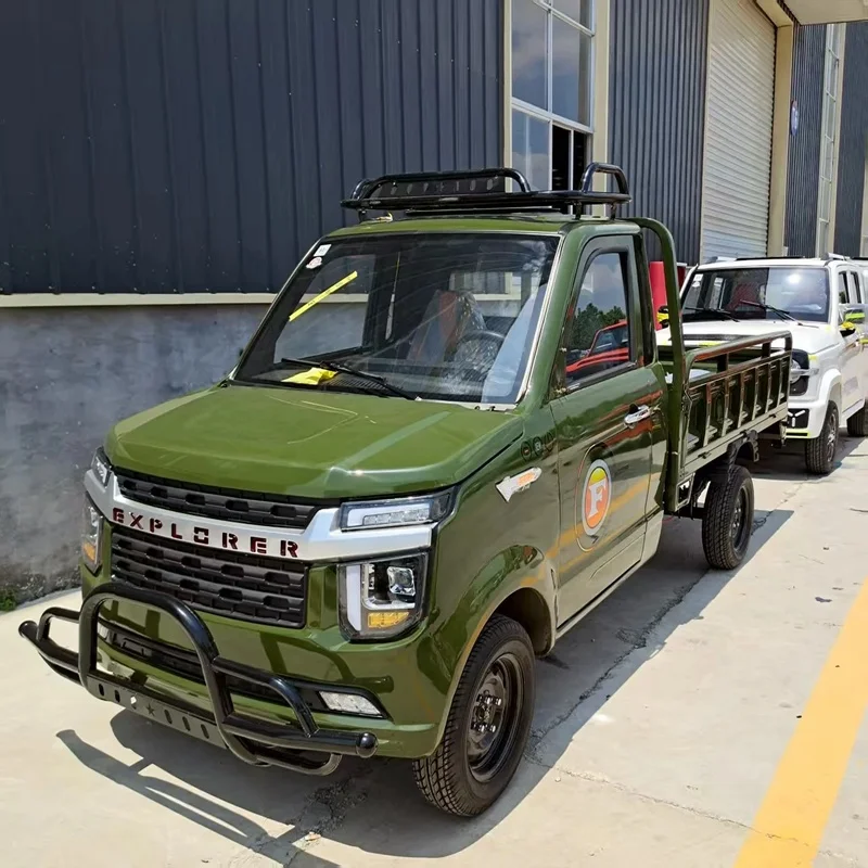 Customizable Low Speed Pickup Truck 2000W-4000W Motor Adjustable Speed 60km/h Lithium Battery Option OEM Colors