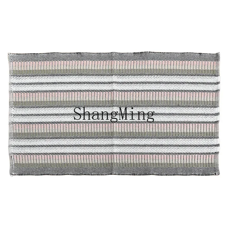 CL Living Room Woven Carpet Home Entrance Small Strip Twill Woven Mat Bedroom Cool Simple Light Luxury
