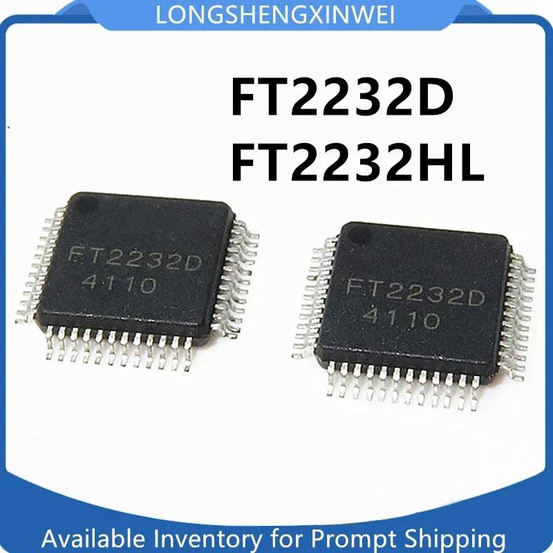 1PCS Original FT2232D FT2232HL LQFP USB UART/FIFO Controller IC Chip