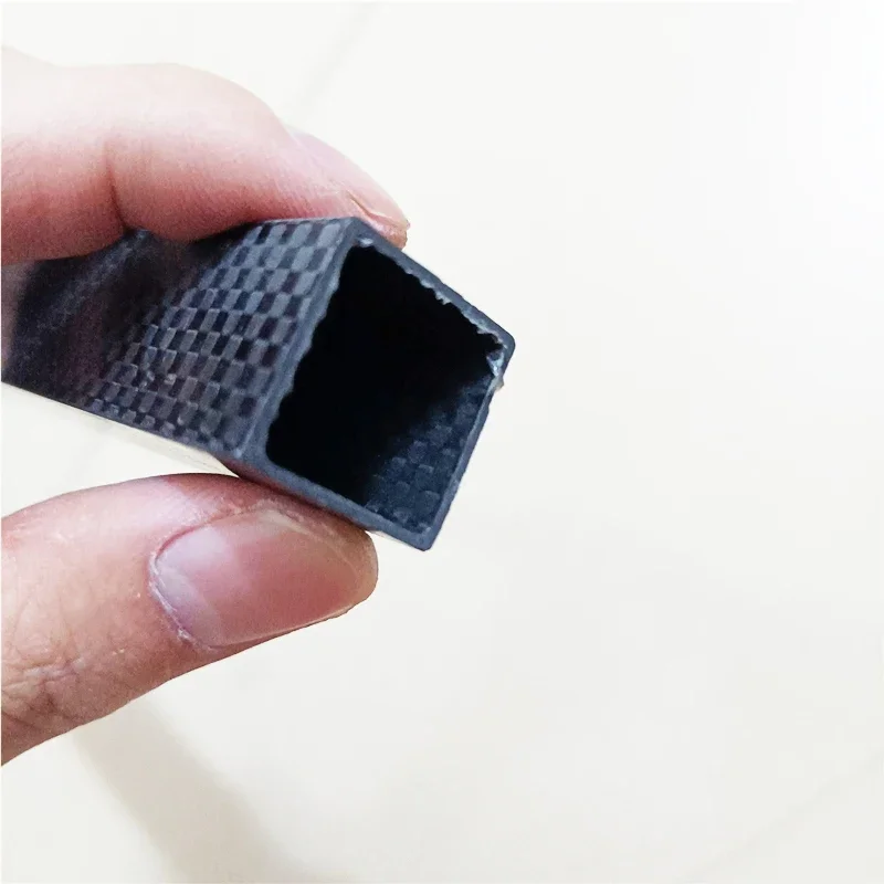 2PCS 45x45x40mm 3K Full Carbon Fiber Square Tube High Strength Surface Twill Matte Length 500mm Customizable