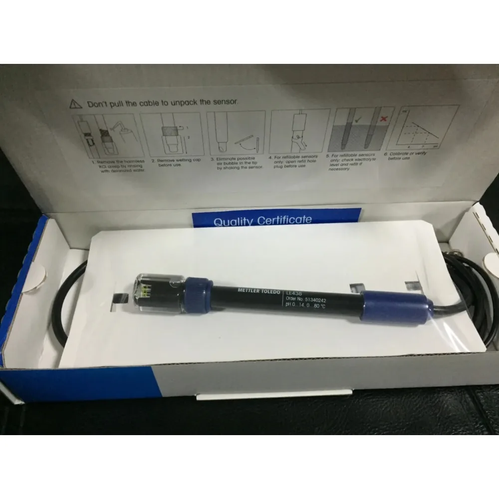 Mettler Toledo PH electrode LE438 (three electrode) for pH meter FE20K
