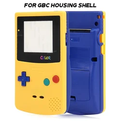 Yellow Blue Limited Edition Replacement Housing Shell For GBC with Buttons Repair Kit For GameBoy Color Game Console Accessories