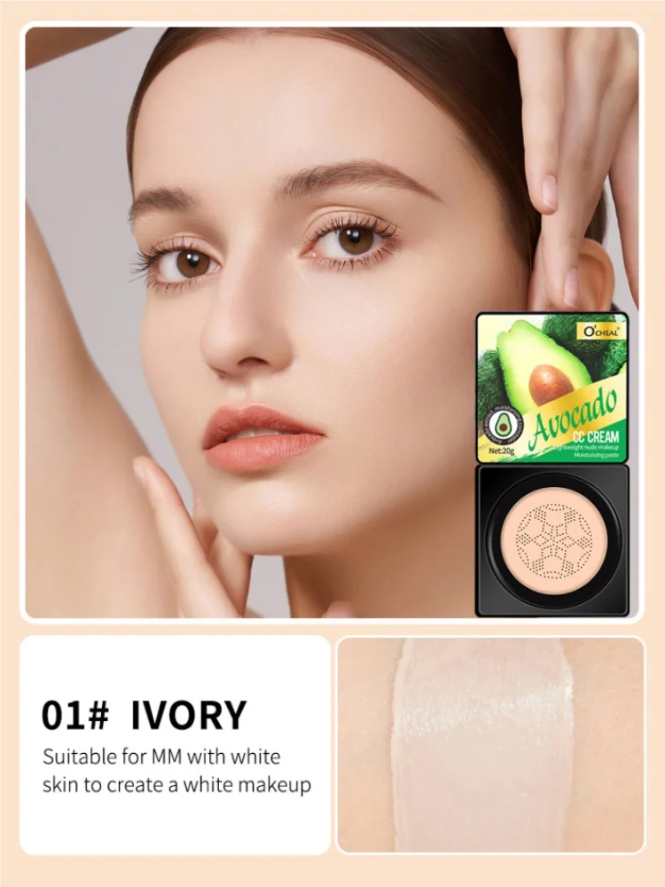 Fond de teint léger à coussin d'air, crème CC, correcteur hydratant naturel, même le teint, maquillage de Contour longue durée, cosmétiques