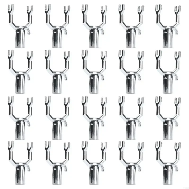 20pcs 알루미늄 Y 지점지지 브래킷 부식성 정원 스테이크 목발 과일 트리를위한