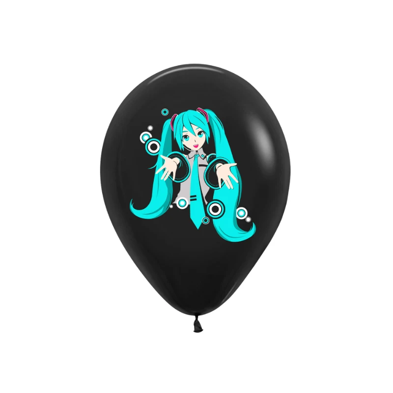 10/30/50 stuks Nieuwe Zanger Godin Hatsune Miku Thema 12 inch Latex Ballon Verjaardag Decoratie Globos Thema party Decor Baby Douche