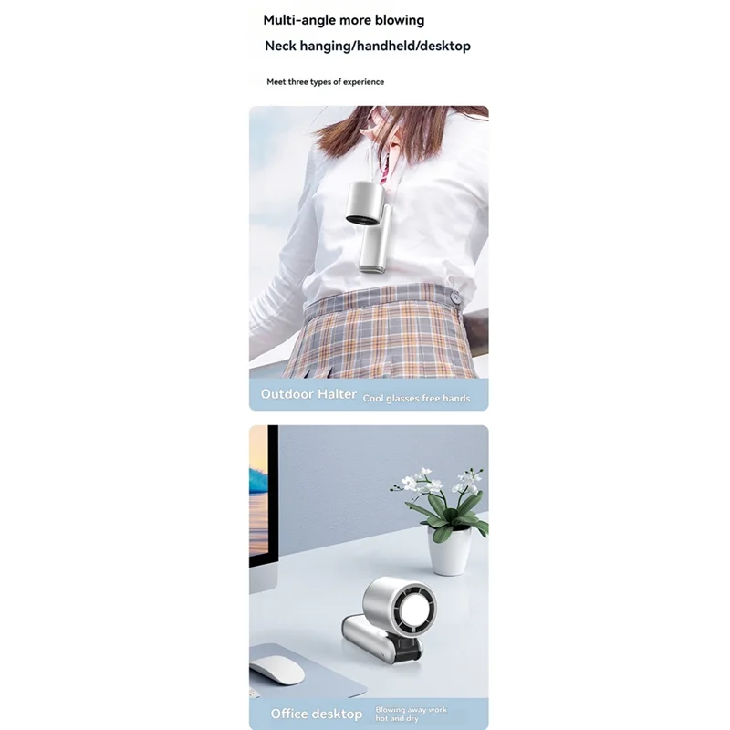

TFTP-Portable Handheld Fan Usb Charging Adjustable Speed Digital Display Fan Foldable Design High Speed Fan With Night Light