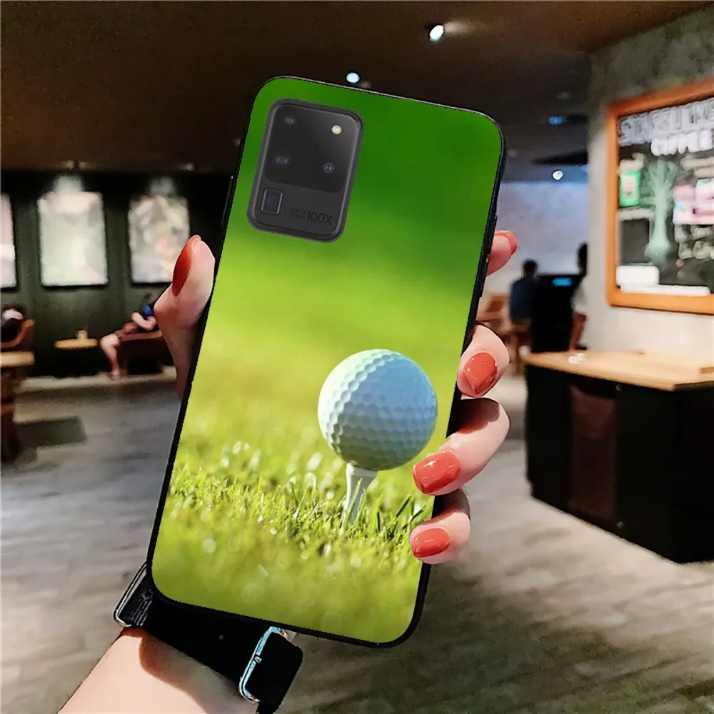 Casing ponsel bola Golf olahraga untuk Samsung S 9 10 20 21 22 23 30 23plus lite Ultra FE S10lite Fundas