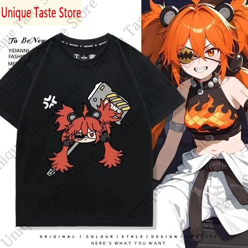 ‌Zenless Zone Zero T Shirt Koleda Belobog Cartoon Cute Print T-shirt Fashion Anime Women Men Summer Cotton Short Sleeve Tee Tops