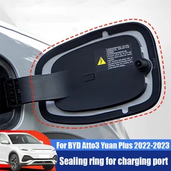 For BYD Atto3 2022 2023 Charging port sealing ring waterproof and dustproof rubber strip protection ring charging cover film