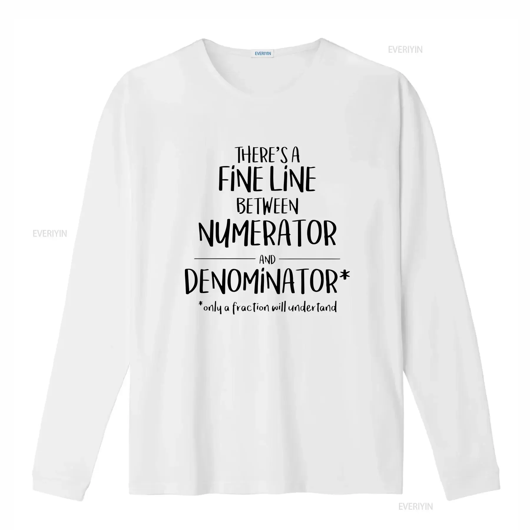 Numerator And Denominator SweaT T Shirt Funny Math Teacher For Statistician Women Mathematician vintage Washed Casual Slightly