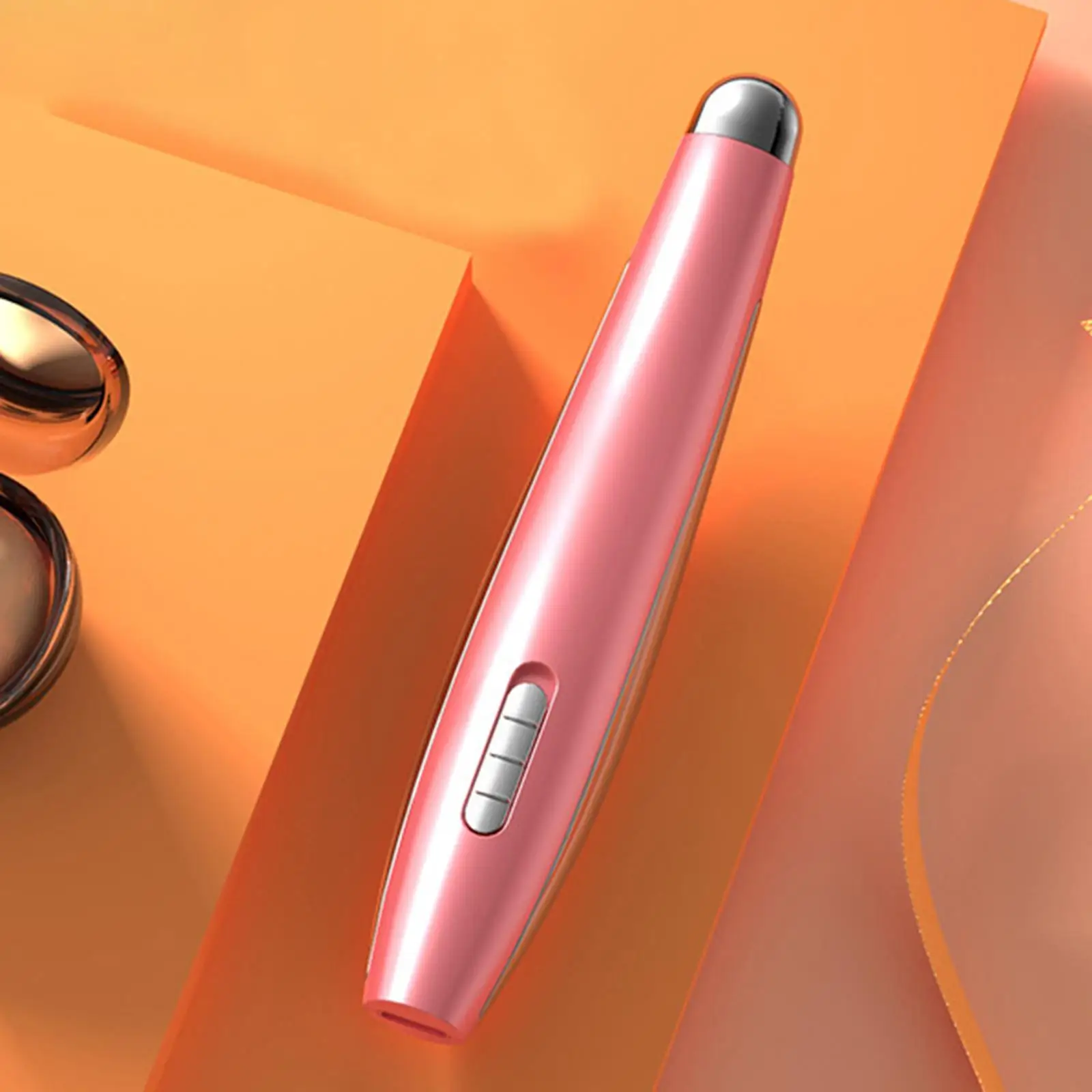 Pluma masajeadora de ojos, herramienta ergonómica de vibración, hinchazón de labios, Facial, regalo