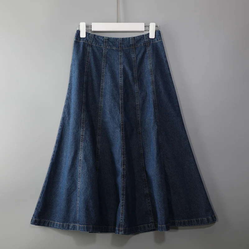 

Women's Casual Elegant Cotton Denim Skirt