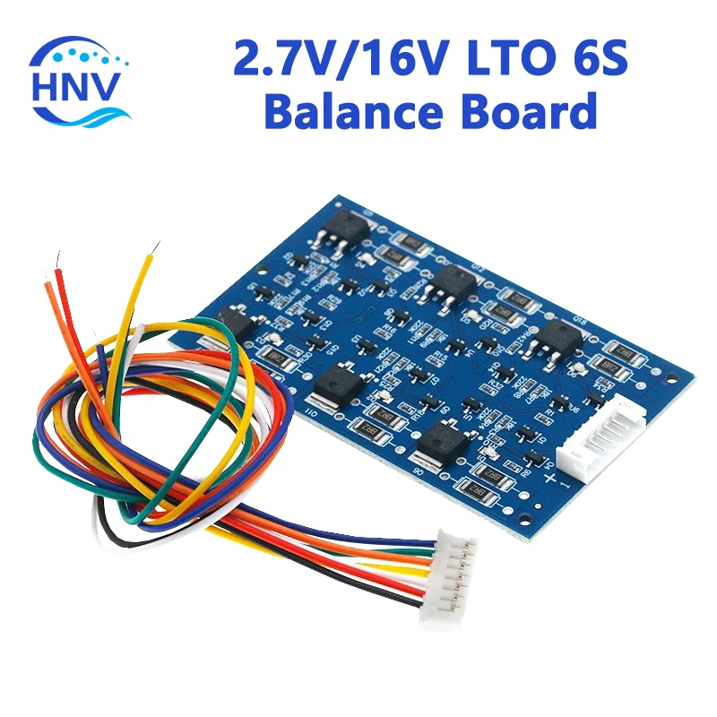 2.7V/16V LTO 6S Balance Board Equalization Circuit Lithium Titanate Battery/Super Farad Capacitor Protection Board