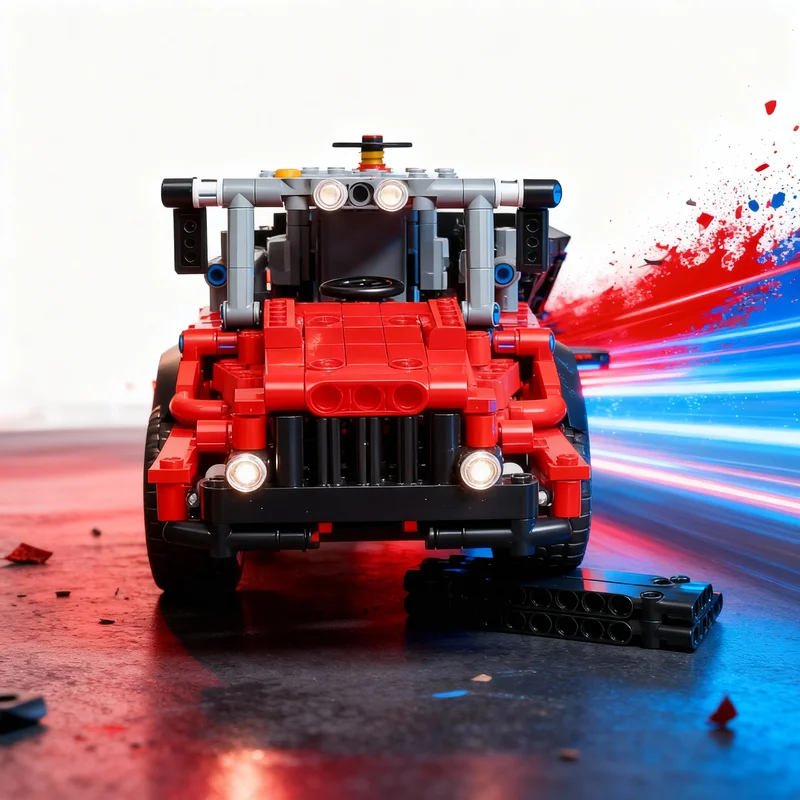 

609pcs MOC Articulated Hauler Technical Model Building Blocks Toys Christmas Gifts Construction DIY Creative Idea Education