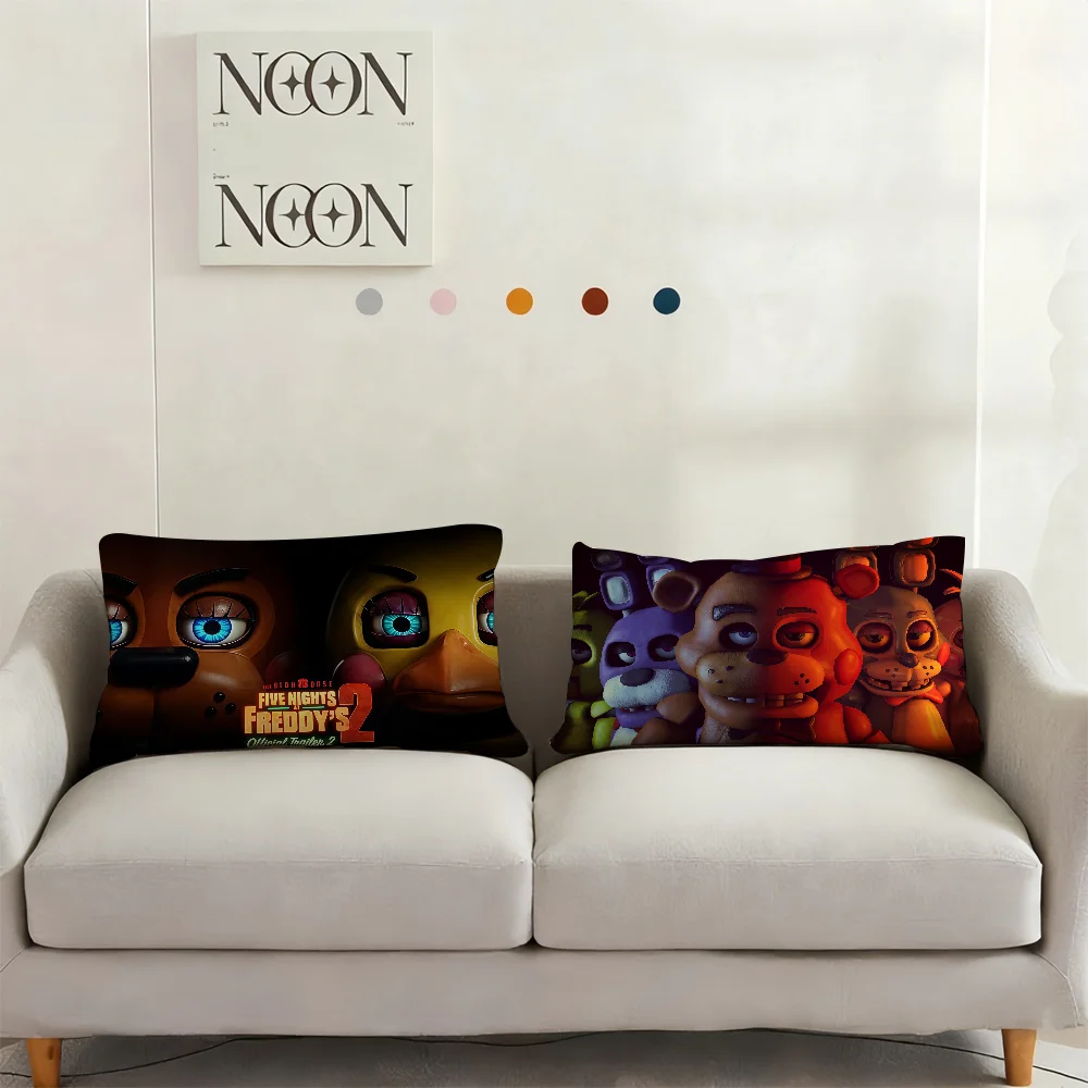 Game F-Five M-Nights at F-Freddy's 2 Pillow Case Cover Suitable For Sofa Bedroom Car Cushion Chair Back Cushion