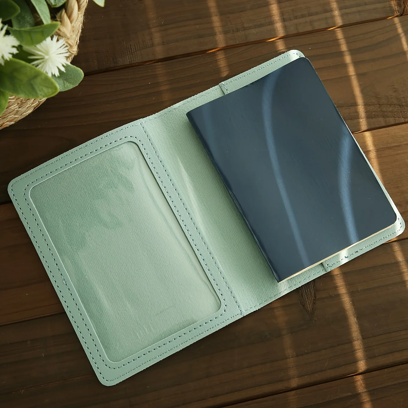 Porta passaporto personalizzato in pelle artificiale Nome personalizzato Etichetta per bagagli leggera pieghevole Ideale per gite e regali di viaggio