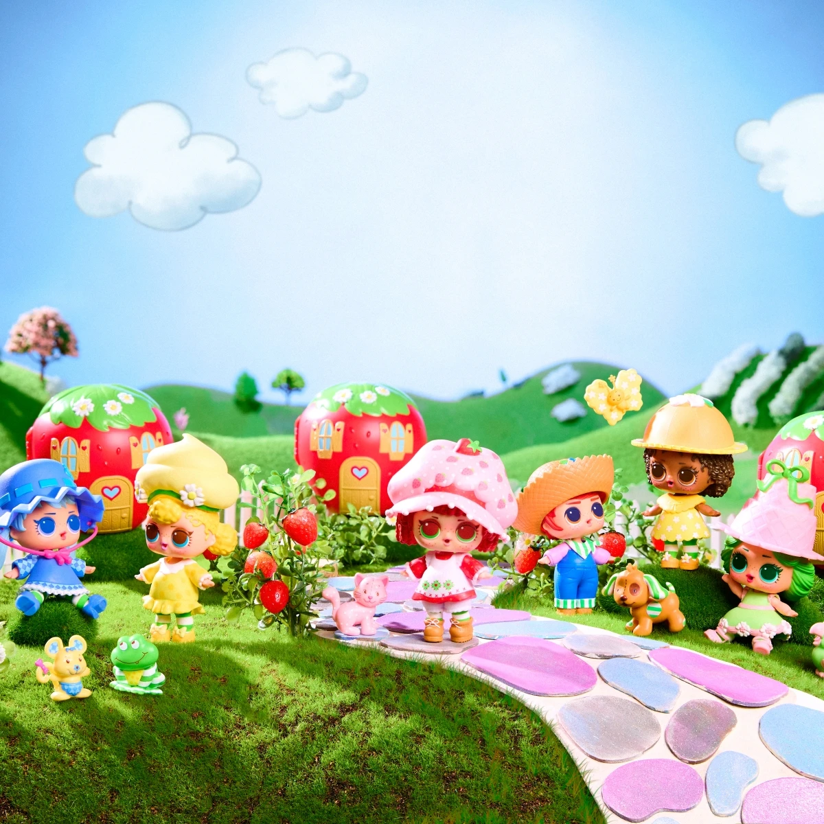 

Коллекционная игрушка-сюрприз MGA LOL Surprise Loves Strawberry Shortcake Tots: милый набор для игры и декора, подарок на день рождения для детей