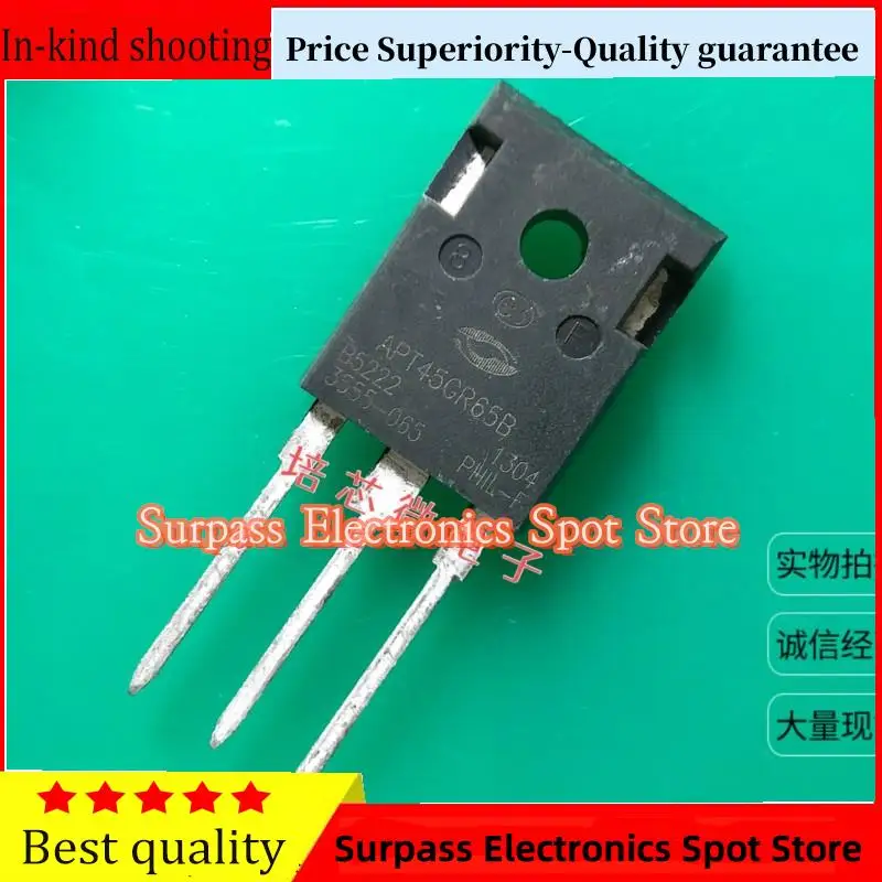 

10PCS-100PCS APT45GR65B TO-247 650V 45A IGBT Price Superiority-Quality guarantee