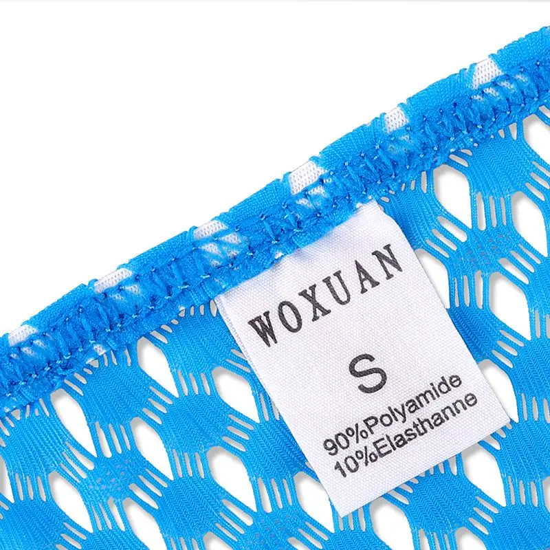 Large Mesh Men's Underwear Japanese Sexy Gay Hollow Semi-transparent Bikini U Convex Breathable Fishing Net Triangle Pants Male