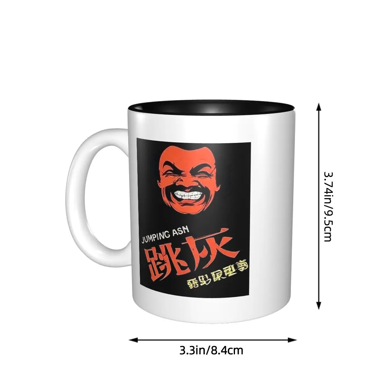 Jumping Ash Mug Funny Ceramic Coffee Cups Tea Mugs Milk Cup Drinkware Gifts for Friends