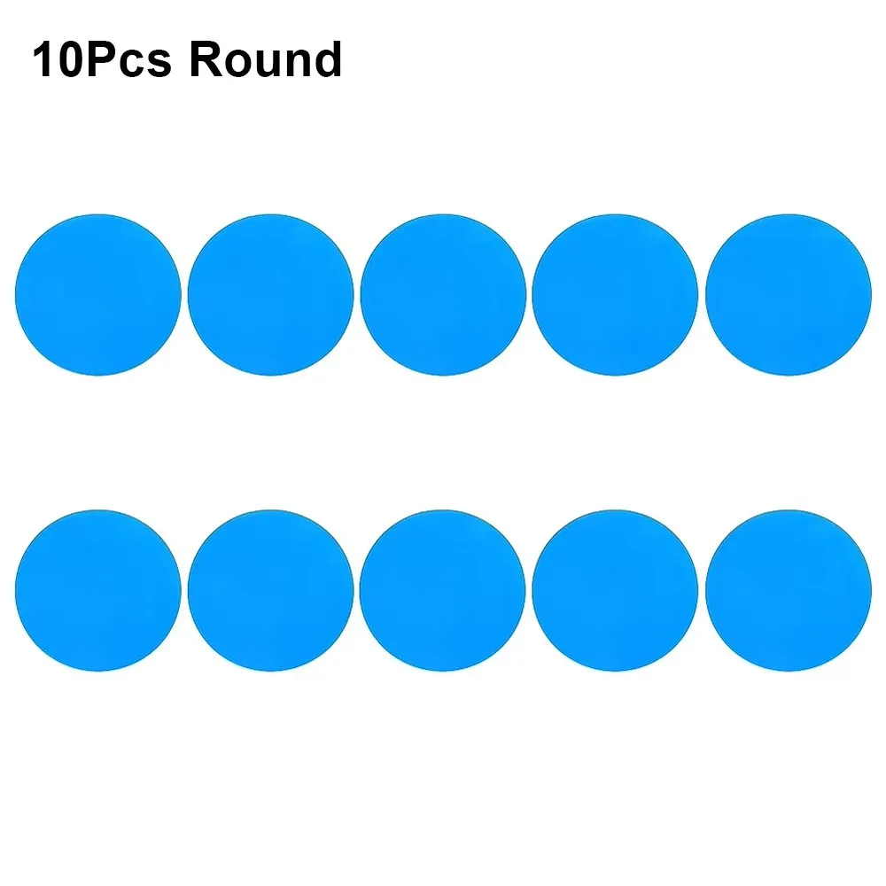 

10Pcs New Underwater Repair Pool Repair Patches For Swimming Pool Multifunctional Pool Repair Kit PVC Self-Adhesive Patch Glue