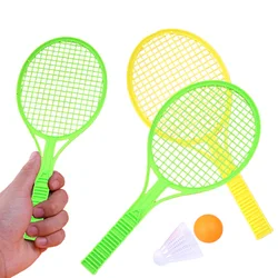 Children Mini Badminton Tennis Racket with Two Balls Plastic Parent-child Physical Exercise Baby Ball Games Summer Gifts TMZ