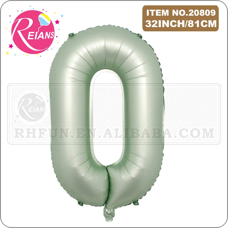 32 inch Olive Green Number Foil Balloons 0 1 2 3 4 5 6 7 8 9 Helium Balloon Happy Birthday Party Wedding Decoration Supplies