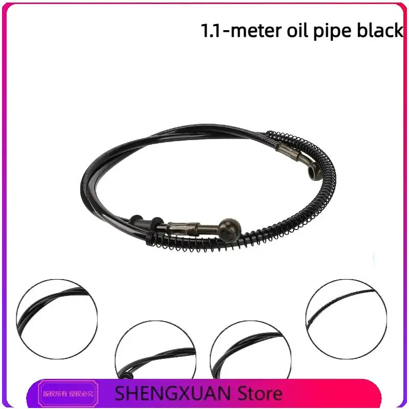 

High pressure fuel pipes with oil resistance and protective spring sleeves for large displacement motorcycles
