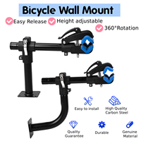 Adjustable Bicycle Wall Mount Rack Hanger Bike Repair Stand Home Maintenance Clamp Holder Garage Mechanic Workstand Clamp Clip