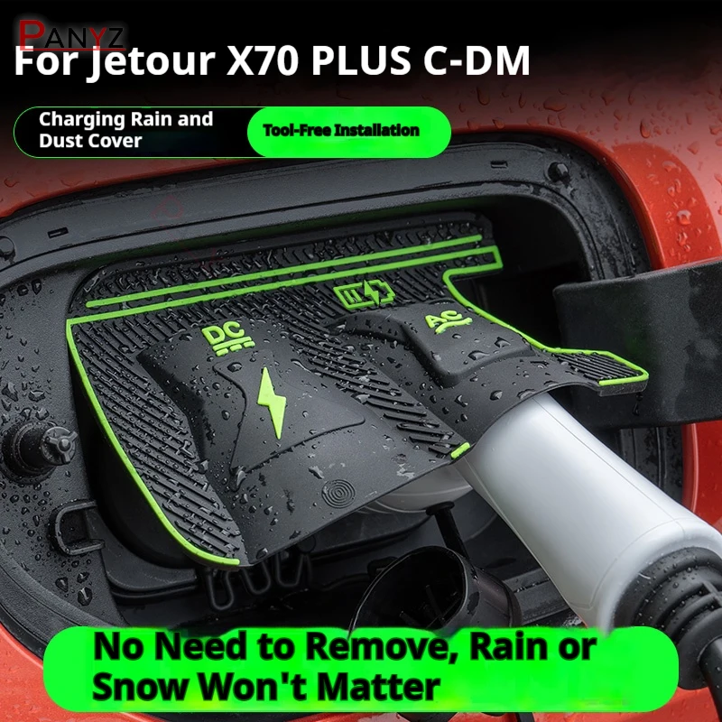For Jetour Mountain Sea L6  L9 L7 Plus T1 T2 Dedicated New Energy Car Charging Port Waterproof Protector Cover Gun Rain Cover