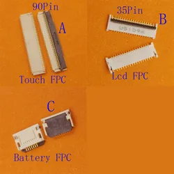 1-5Pcs Lcd Display Digitizer Battery Touch Screen FPC Connector Plug For Samsung Galaxy Tab A 10.1 2016 T585 T587 T580 35 90 Pin