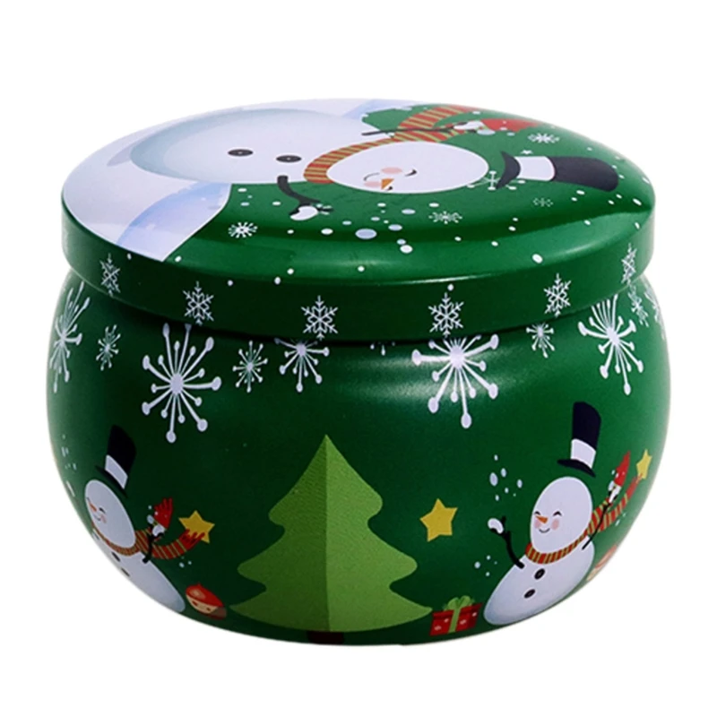 Holiday Tins with Lids Jars for Making Arts & Crafts