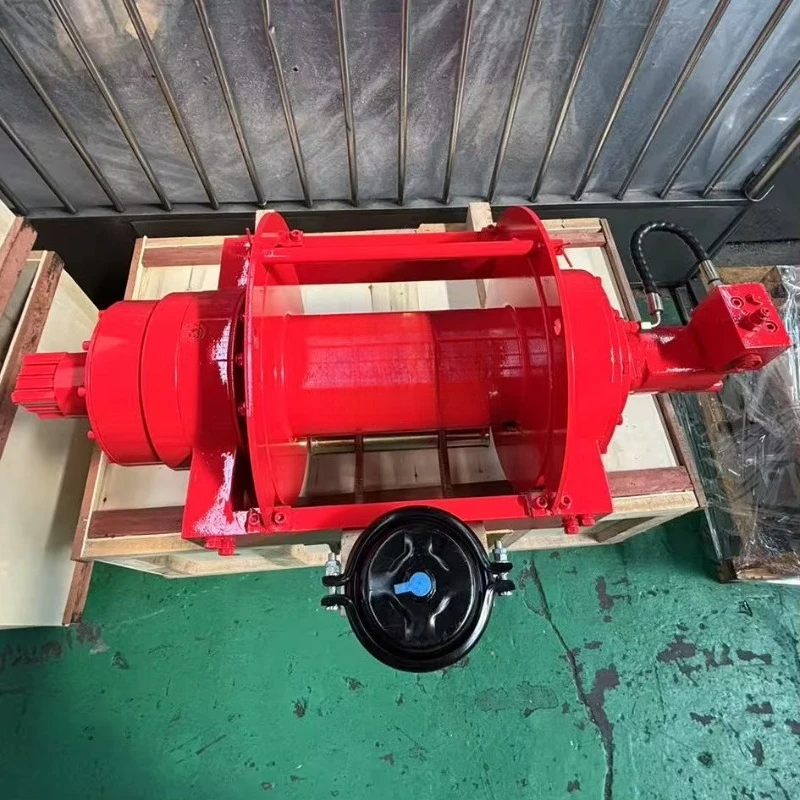 Heavy Duty Hydraulic Cable Pulling Recovery Winch, 10–30 Ton Load Capacity, Reliable Lifting Towing Equipment for Wrecker Tow Tr