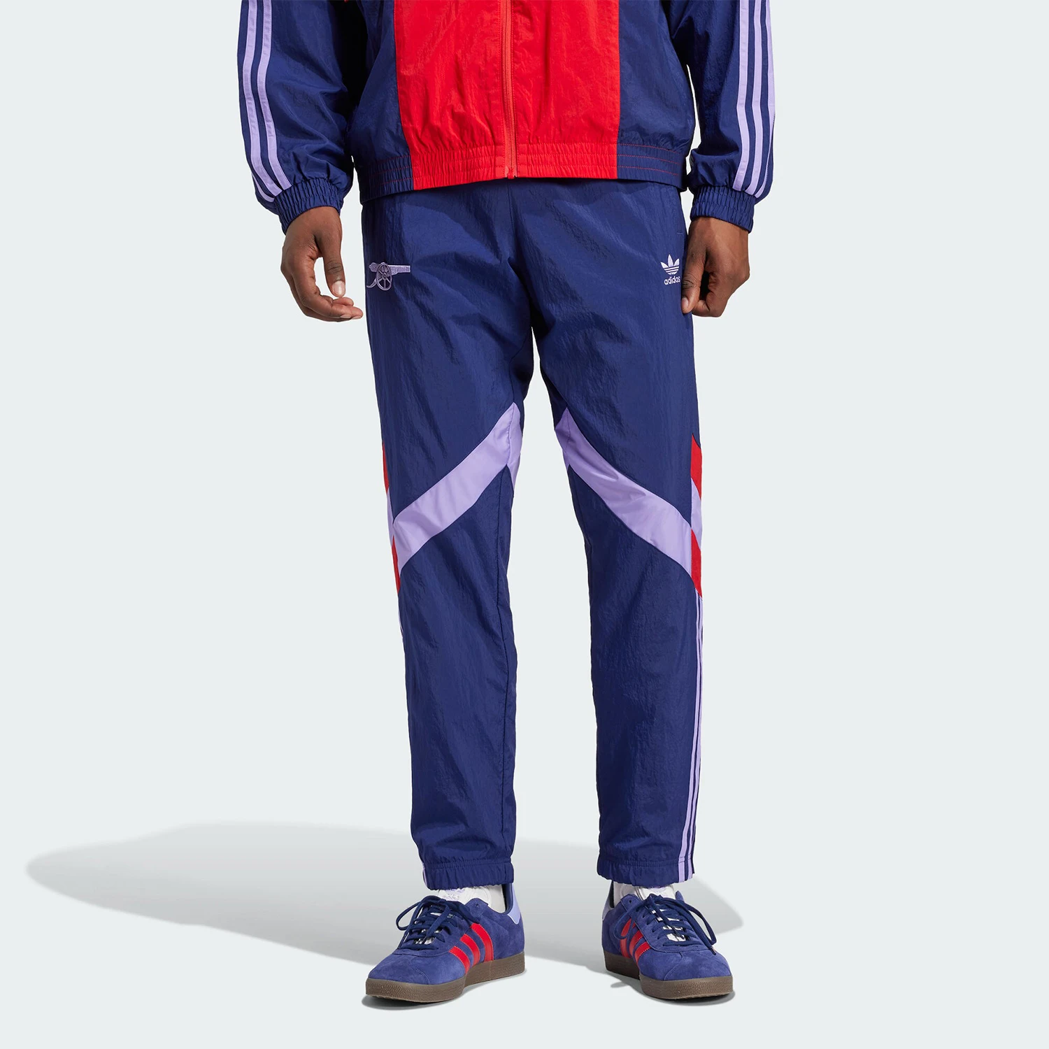 

Мужские повседневные длинные брюки Adidas Originals Authentic Trefoil Football Patchwork Training IS6500