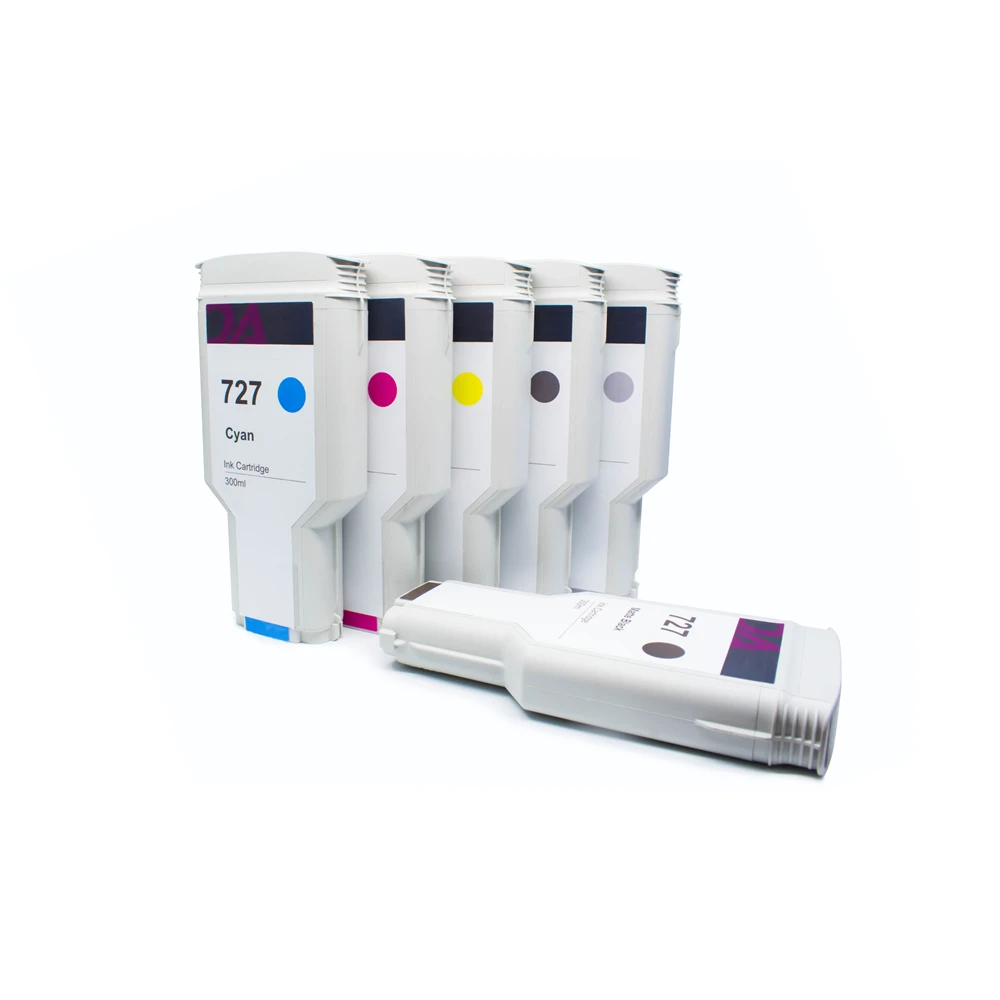 300ml 1PCS HP727 Original inks Compatible Brand New Ink Cartridge Available For HP Designjet T920 T930 T1500 T2530 T3500