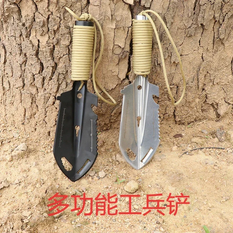 Engineer Shovel, Stainless Steel, Camping, Survival, Outdoor Tool, Car Mounted, Small Hand Shovel, Garden Shovel, New
