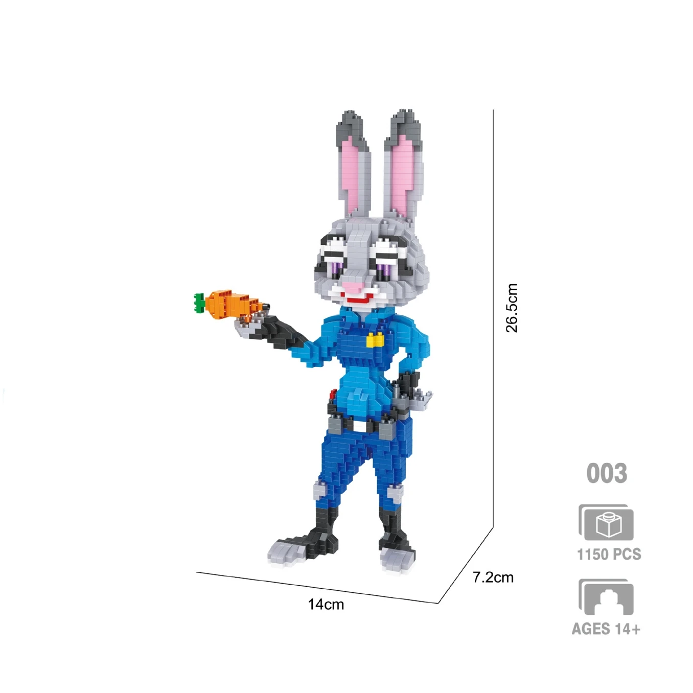 Hoogwaardige bouwstenen, mini-bureaubladdecoraties, kamerdecoratie, Halloween, Kerstmis, anime, cartoon, kawaii