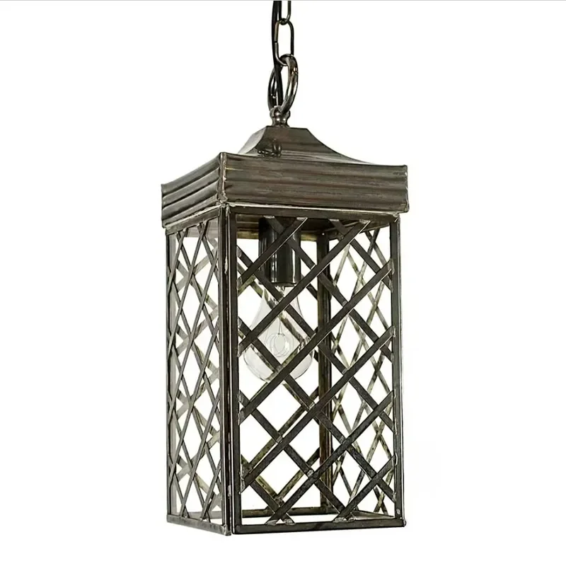 XINZHONG Vintage Antique Brass Pendant Lamp Small Ceiling Hanging Chandelier with Elegant Design for Hotel Projects