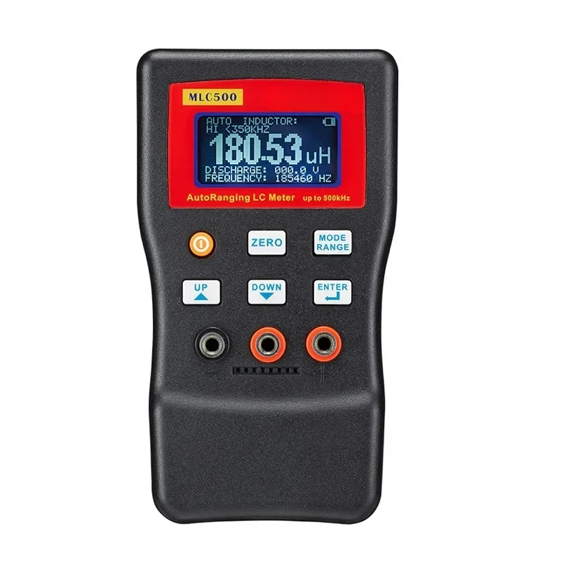 

MLC500 Digital LC RC Capacitance Inductance Meter 500KHz Professional LCD Oscillation Multimeter 0.01PF 100MF SMD Clip Option