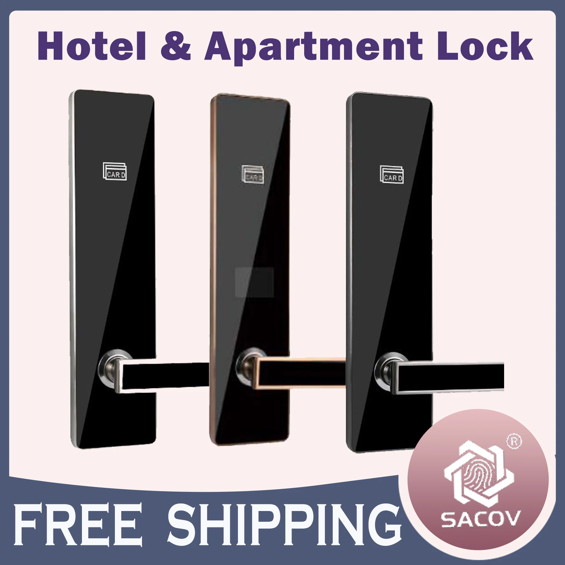 

Electronic RFID Hotel Door Lock System Swipe Card Smart Door Lock Intelligent Safe Keyless Electronic Digital Door Lock