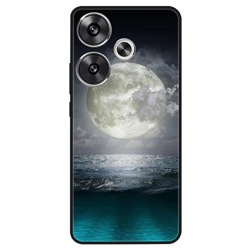 For Xiaomi Poco M6 4G Case Shockproof Soft Silicone TPU Bumper for Poco M6 4G Cover PocoM6 4G 2024 Lovely Luxury Cartoon Fundas