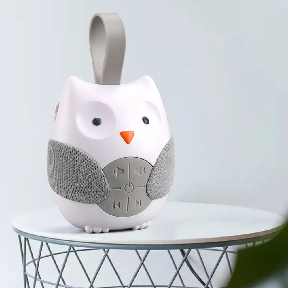 Máquina de ruido para bebé con apagado temporizado, música ligera con ruido blanco, chupete para bebé, búho/Koala, máquina de sonido portátil para dormir para niños