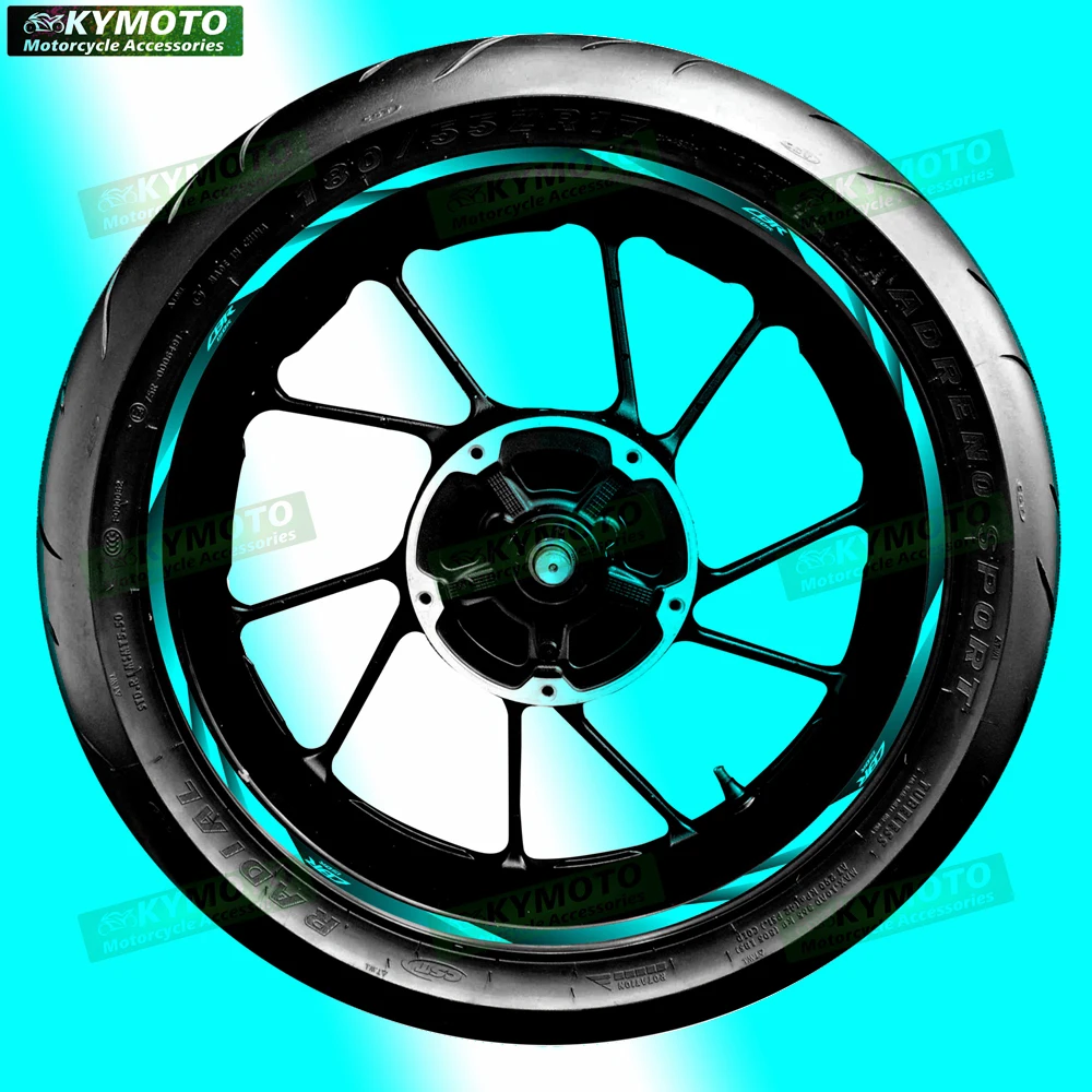 

Для HONDA CBR150R CBR 150R аксессуары для мотоциклов 17-дюймовые наклейки на передние и задние колеса обтекатель светоотражающие наклейки украшения