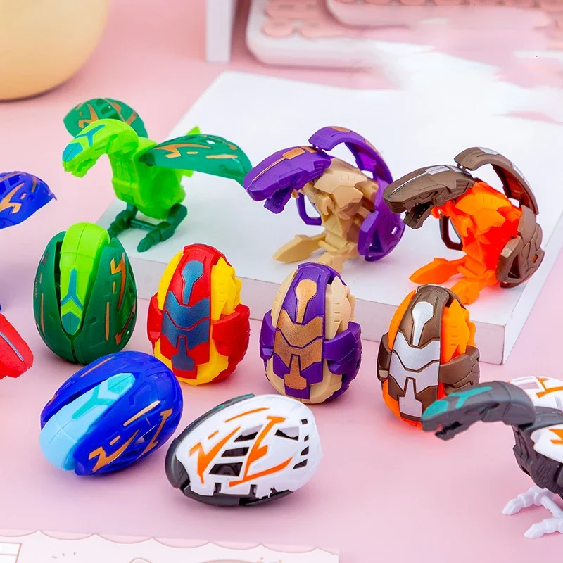 Deformation Dinosaur Eggs Transform Toys Carbot Egg Boys Girls Robot Tyrannosaurus Pterodactyl Toys Gift Wholesale