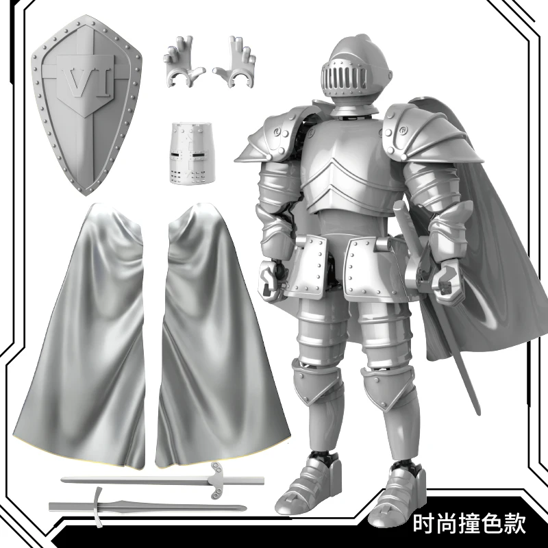 Cavaleiro figuras de ação paladino 13 articulado móvel shapeshift robô 3d impresso manequim personagem montagem brinquedos presente