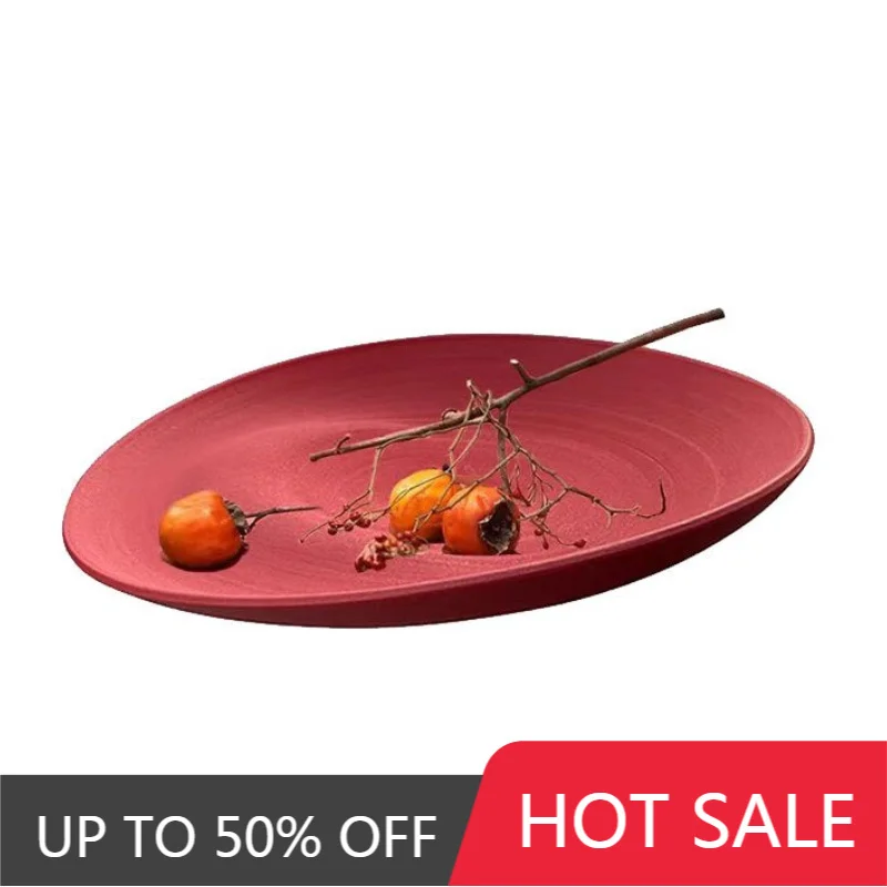 Resin Fruit Tray Kitchen Minimalist Pretty Food Plate Aesthetics Art Dessert Storage Trays Home Kitchen Storage Organization